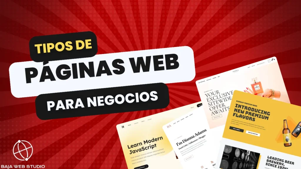 Tipos de Páginas Web