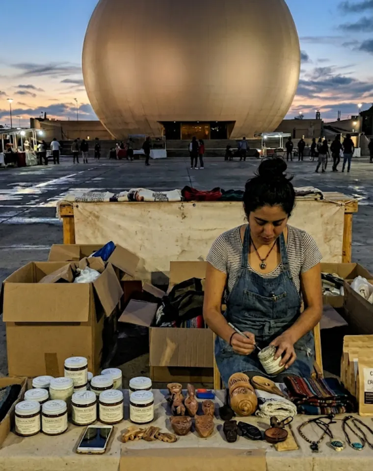 Artesano en expor artesanal Tijuana 2026
