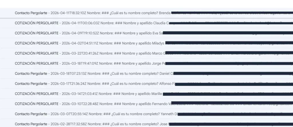 Leads Pergolarte