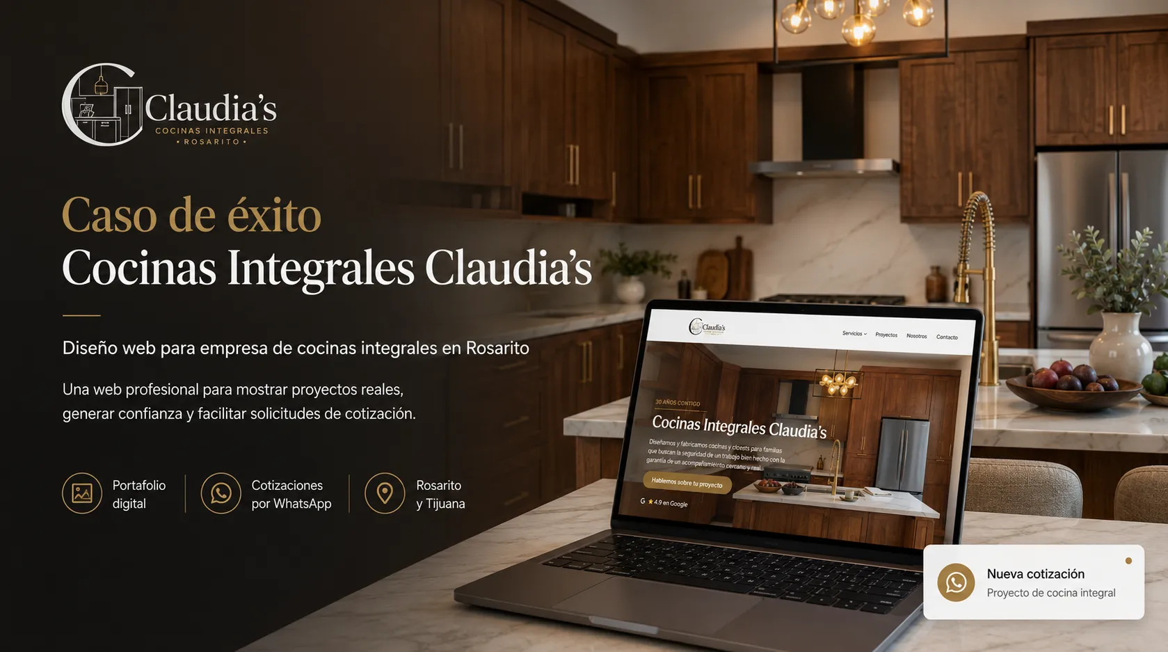 Caso de exito cocinas integrales claudias